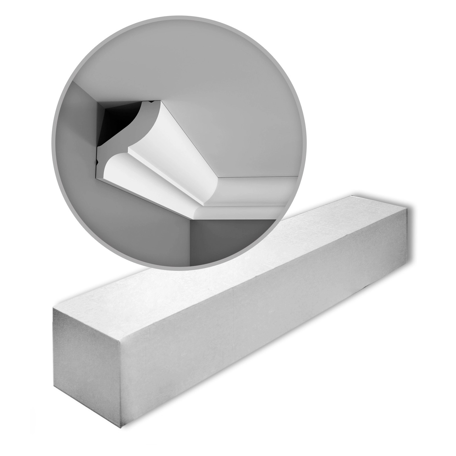 ORAC DECOR CB502N BASIXX Zierleisten 1 Karton Set 27 Stuckleisten 54 m Weiß günstig online kaufen