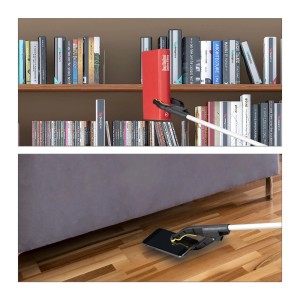 Relaxdays Greifarm Aluminium/PP Drehbar 76 cm x 12,5 cm x 3,5 cm 180 g