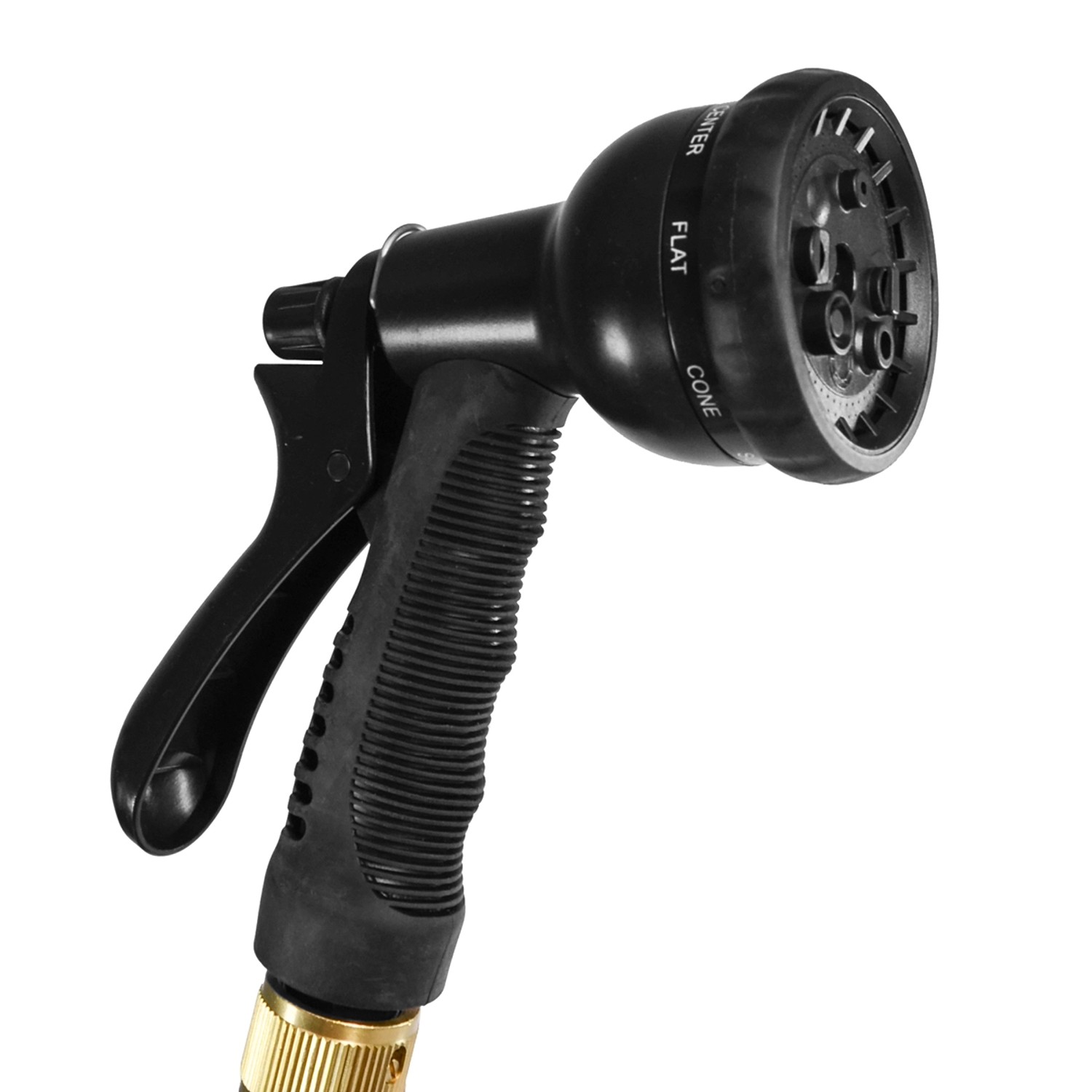 eyepower Flexibler Gartenschlauch mit Brause und AnschlussStück 30 m