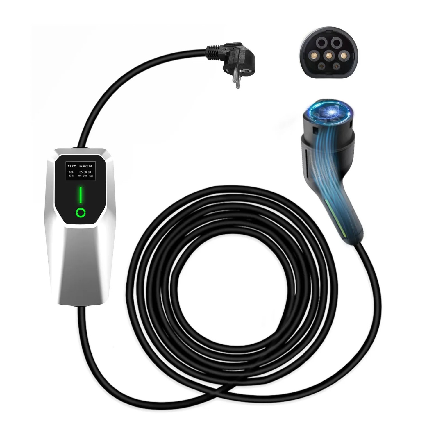 Junsun Typ 2 Ladekabel 3Kw Ev Ladegerät