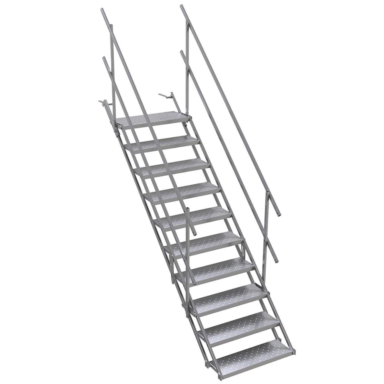 Schake Bautreppe Stahl 700 mm 10 Stufen Beton günstig online kaufen