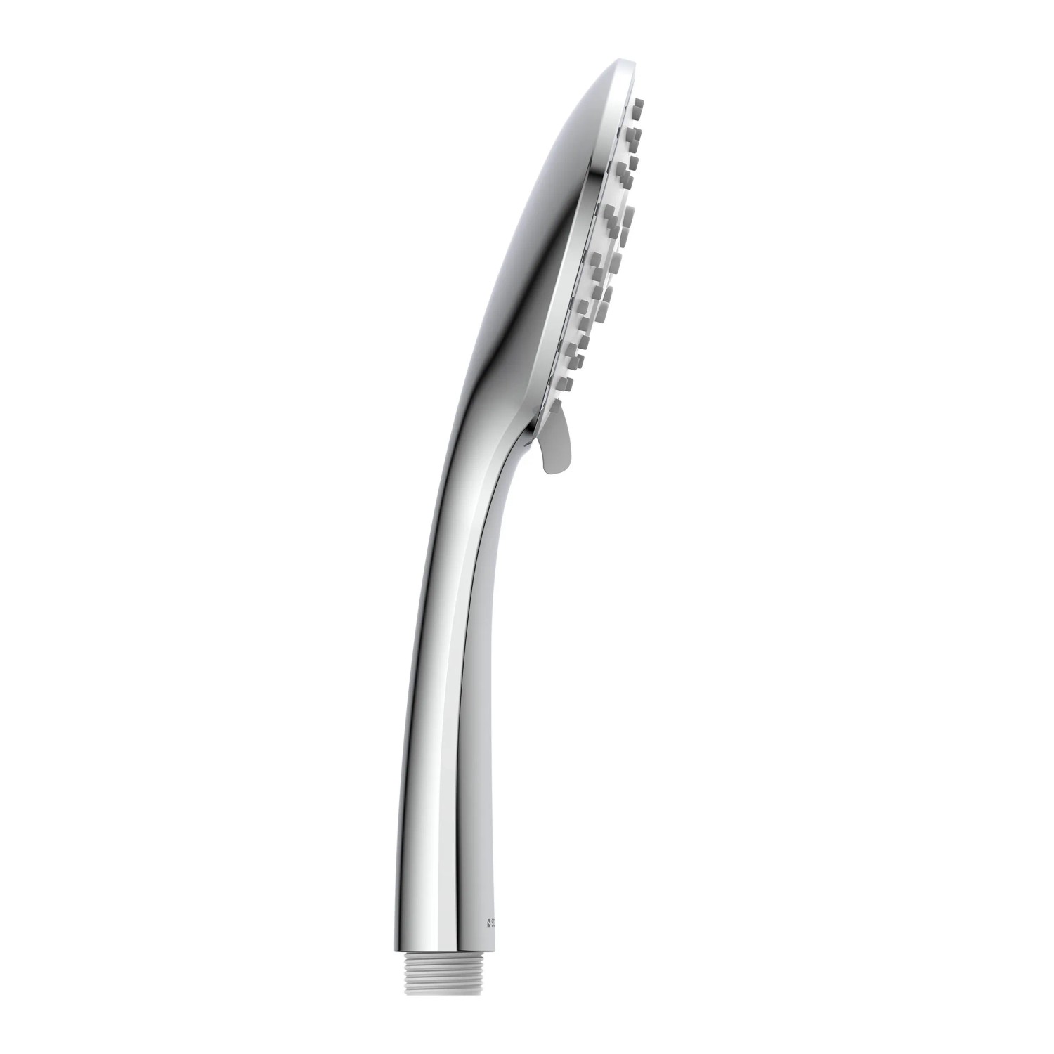 Schütte Handbrause-Set Napoli Chrom, Brause mit 3 Strahlarten, Wasserstopp und Antikalknoppen.