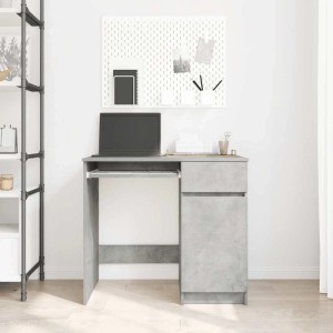 vidaXL Schreibtisch Betongrau 86x49x76 cm Holzwerkstoff 861826