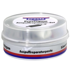 Presto Auspuff-Reparatur-Set 200g in Dose, zur schnellen Reparatur von Auspuffanlagen.
