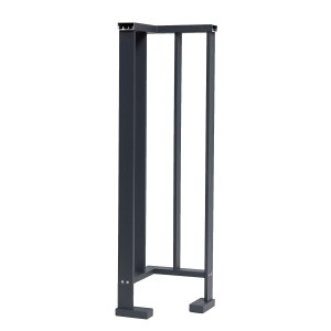 Eckset Linus Aluminium Anthrazit - Geländer 120 x 26 cm für Montage von oben