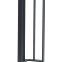 Eckset Linus, Aluminium, Anthrazit, 120x26cm, für Treppen und Geländer. Eckverbindung für 90°-Ecken.