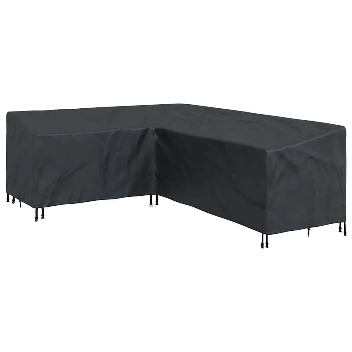 vidaXL Möbelbezug Schwarz 260 x 210 x 80 cm 600D Oxford Stoff 4105686 günstig online kaufen