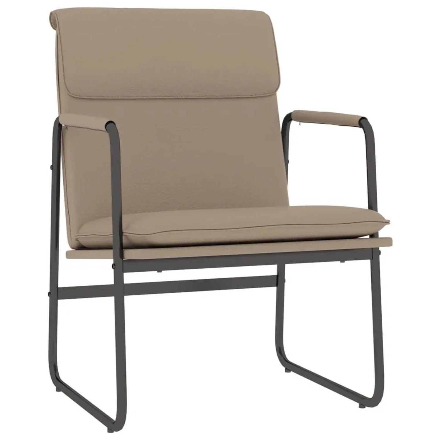 vidaXL Loungesessel Cappuccino-Braun 55x64x80 cm Kunstleder 351365