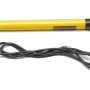 Schellenberg Rollladenmotor Standard Maxi 10 Nm, gelber Rohrmotor mit schwarzem Kabel.