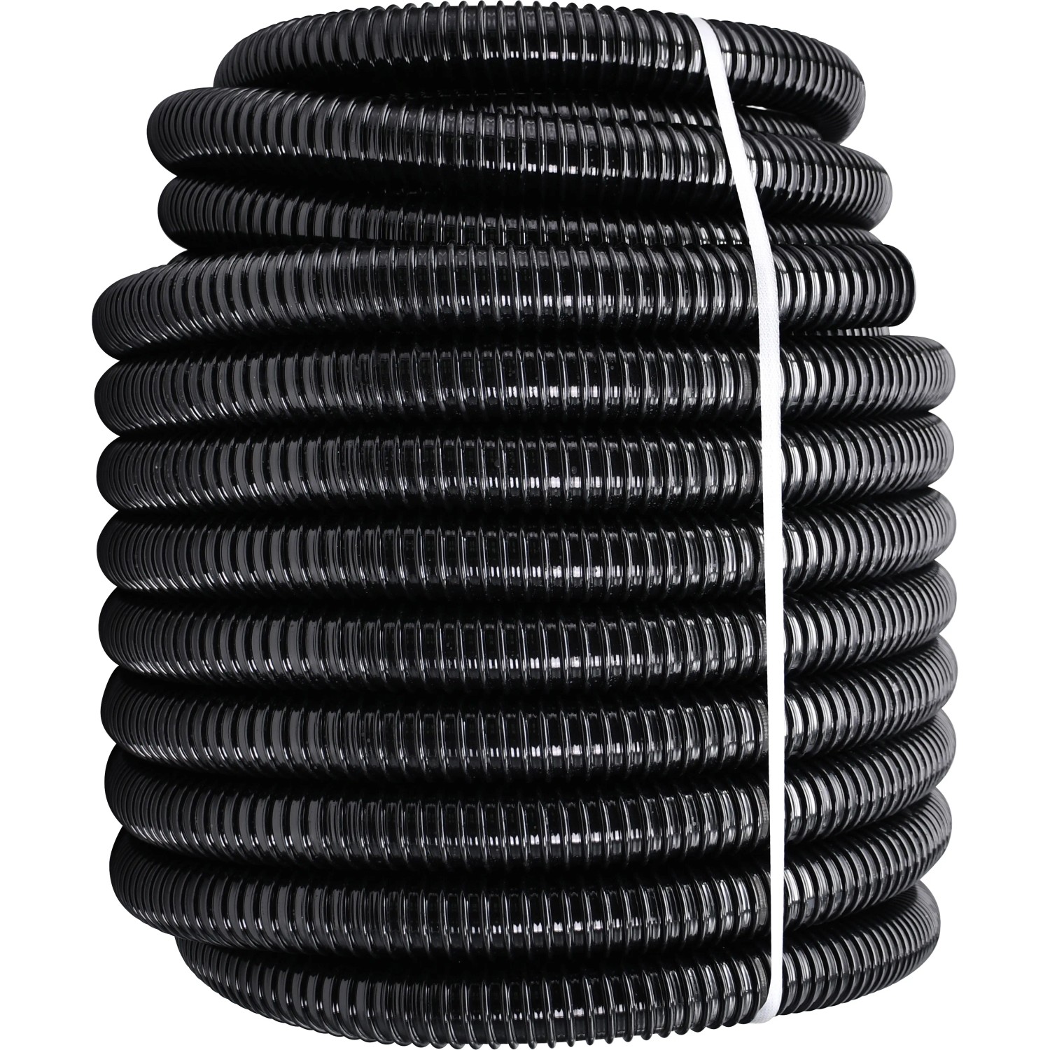 Teichschlauch 38 Mm (1 1/2 Zoll) Grün-schwarz - Schwerer, Knickfester Schlauch Für Teichpumpe & Filter | UV-beständig, Flexibel, Für Bachlauf & Springbrunnen