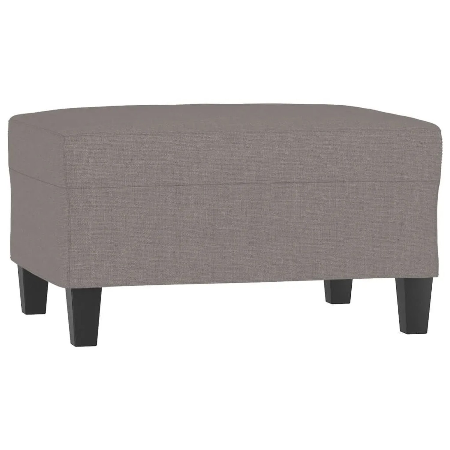 vidaXL Fußhocker Taupe 70x55x41 cm Stoff 349354