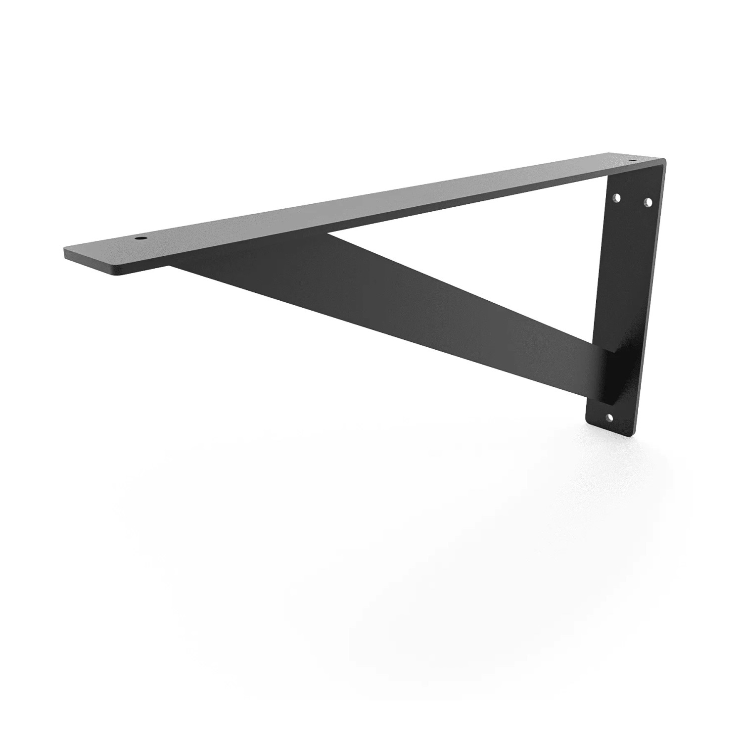 HEVVA Waschtischhalterung ELBE 40 cm Tief 1 Halter Schwarz
