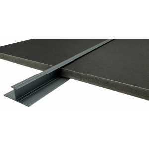 Colortree Aluminium Profilverbinder, anthrazit eloxiert, 2m, für 8mm Wand- und Deckenpaneele.