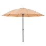 Schneider Balkonschirm Ø 270 cm Apricot mit Knickfunktion. Sonnenschirm für Balkon und Garten.