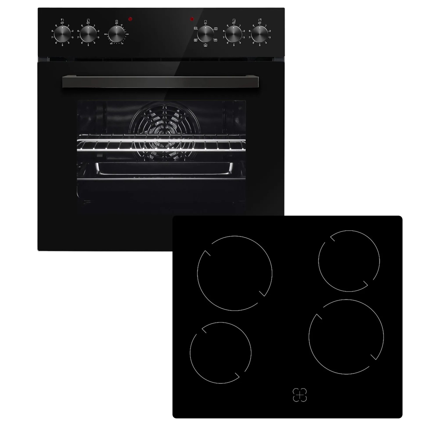 Thumbnail - PKM Einbauherdset EHS4B Schwarz