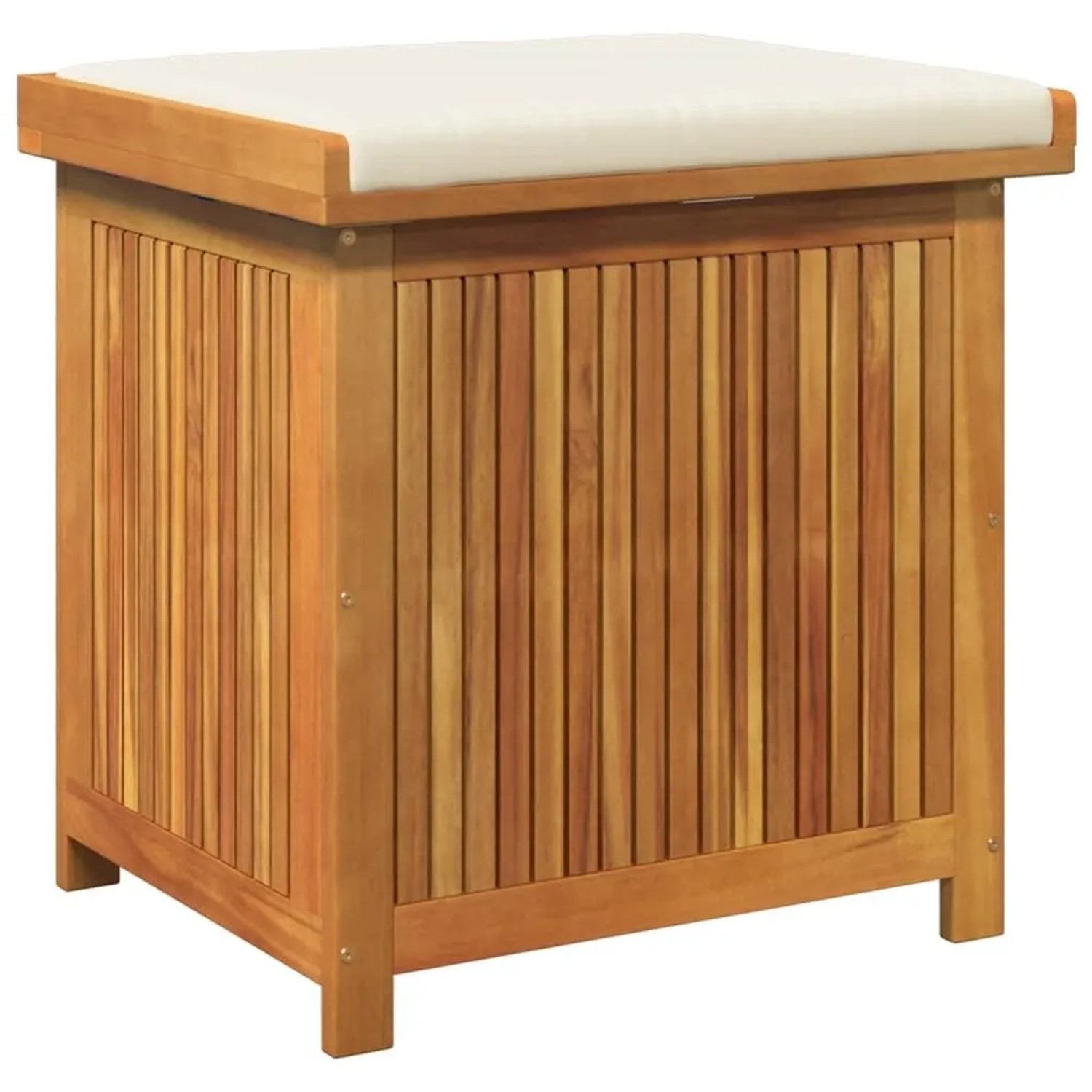 vidaXL Outdoor-Kissenbox 60x50x61 cm Massivholz Akazie 4106473