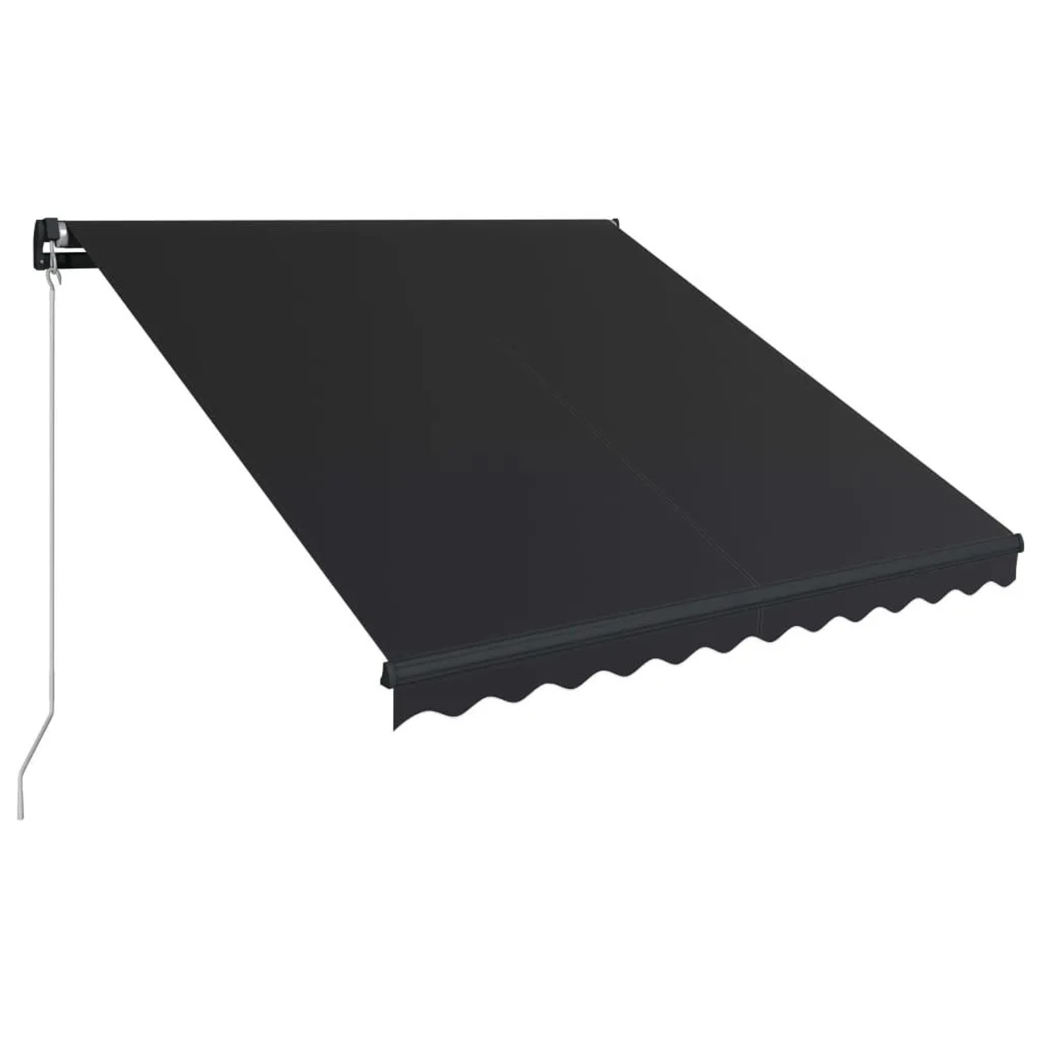 vidaXL Einziehbare Markise Handbetrieben 300 x 250 cm Anthrazit 3051237