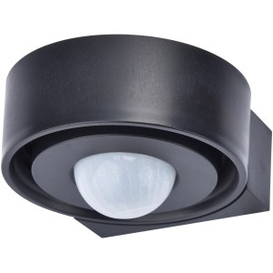 Lutec Connect Bewegungsmelder Dawny, App-Steuerung, schwarz, für smarte Aussenbeleuchtung.