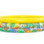 Bestway Planschbecken Floral Paradise, Ø 168cm, mit gelbem Rand und floralem Muster.
