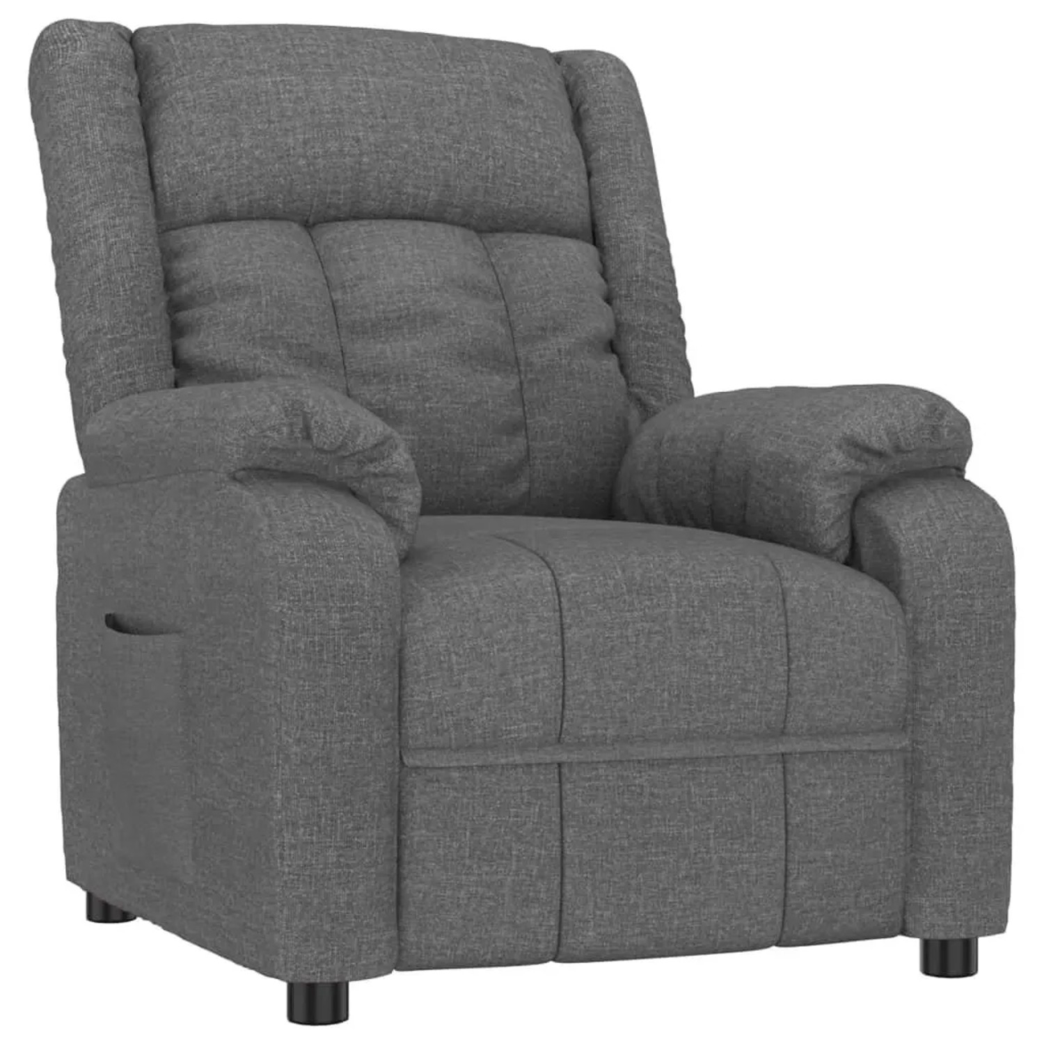 vidaXL Relaxsessel Dunkelgrau Stoff 348109