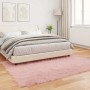 vidaXL Kunstschaffell Teppich Tafalla Rosa 140 x 200 cm Polyester 42021549_4