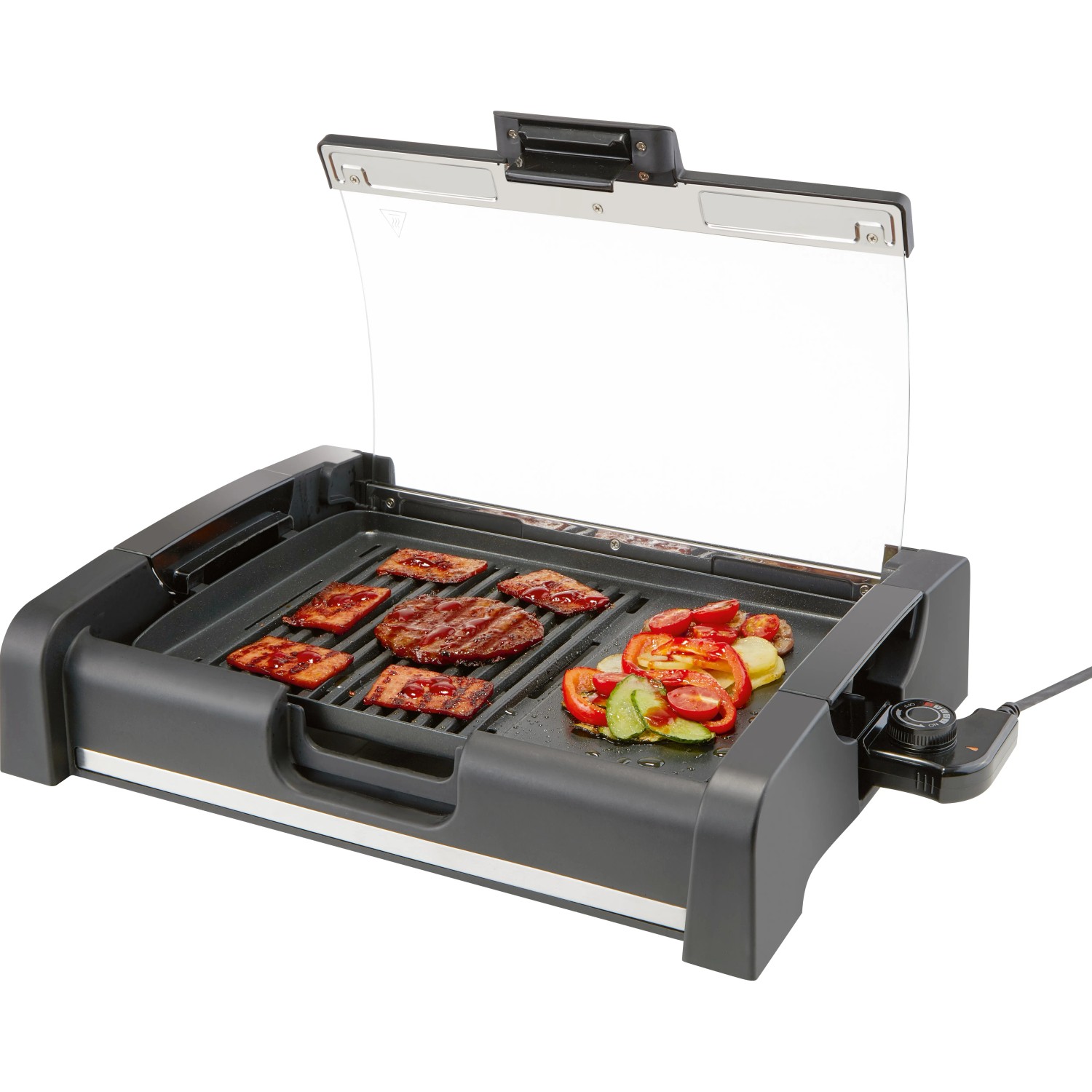 elektrischer tischgrill Ottawa 1650 W 45,6 x 34,2 x 10,9 cm kaufen bei OBI