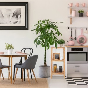 Relaxdays Badregal Walnussholz Natur Freistehend 79 cm x 36 cm x 36 cm 2,9 kg