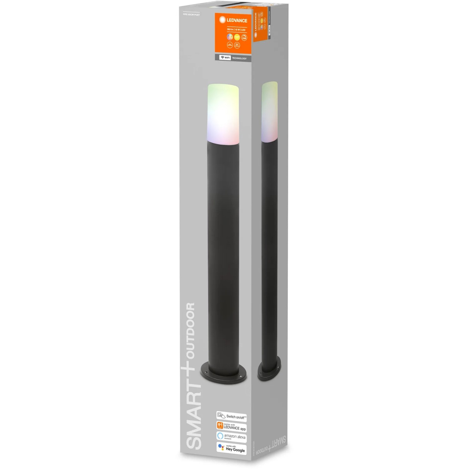 Ledvance LED-Außenleuchte Smart+ Pipe Multicolor Standleuchte 80 cm ...
