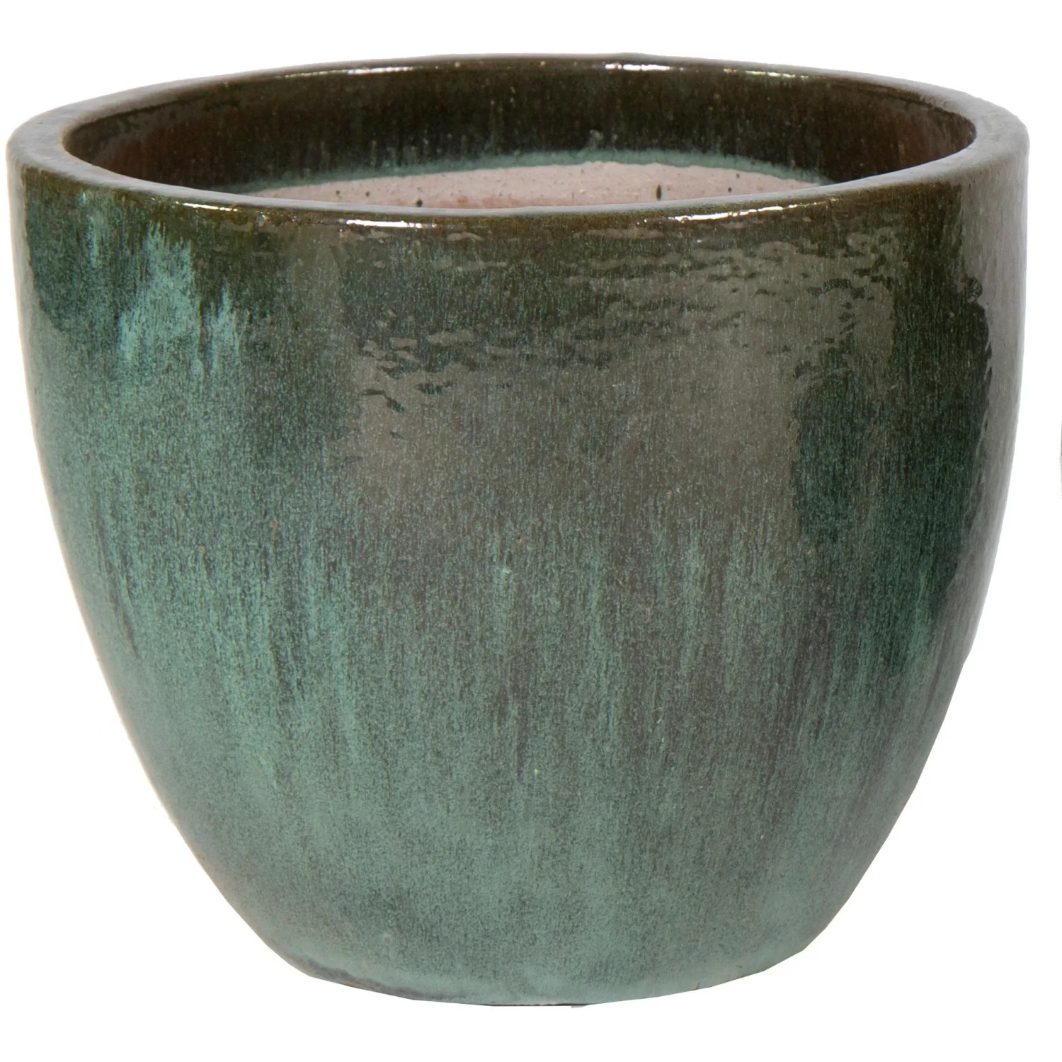 M Collections Outdoor Pflanztopf Egg Pot Keramik 30 cm x 26 cm Grn kaufen  bei OBI