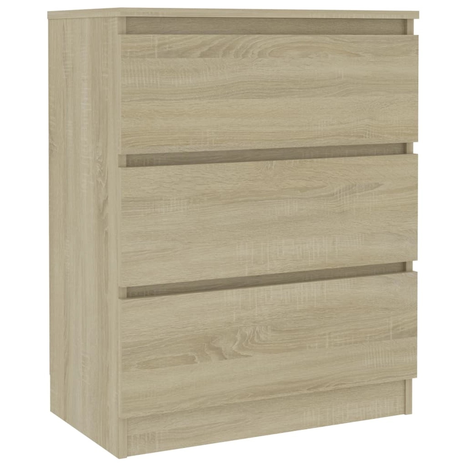 vidaXL Sideboard Sonoma-Eiche 60x35x76 cm Holzwerkstoff 801385