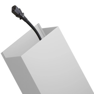 EDO Kabelkanal 120x60 mm Weiß  2 m mit Klappdeckel zur Schraubmontage