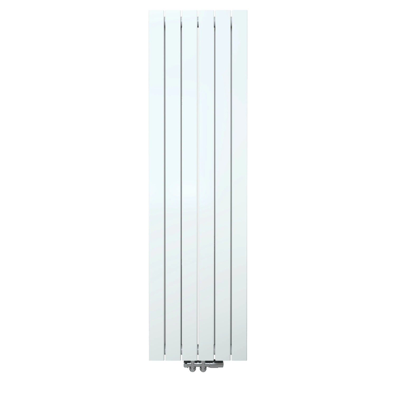 AICA Heizkörper Flachheizkörper Paneelheizkörper Vertikal 160x45cm Mittelanschluss Weiß Doppellagig 1585W