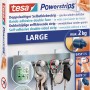 Tesa Powerstrips Large, 10 Stück, für starken Halt ohne Bohren & rückstandsfreies Ablösen.