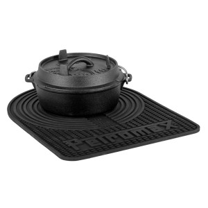 Petromax Silkonuntersetzer SLX-WM Silikonmatte für Dutch Oven Schwarz