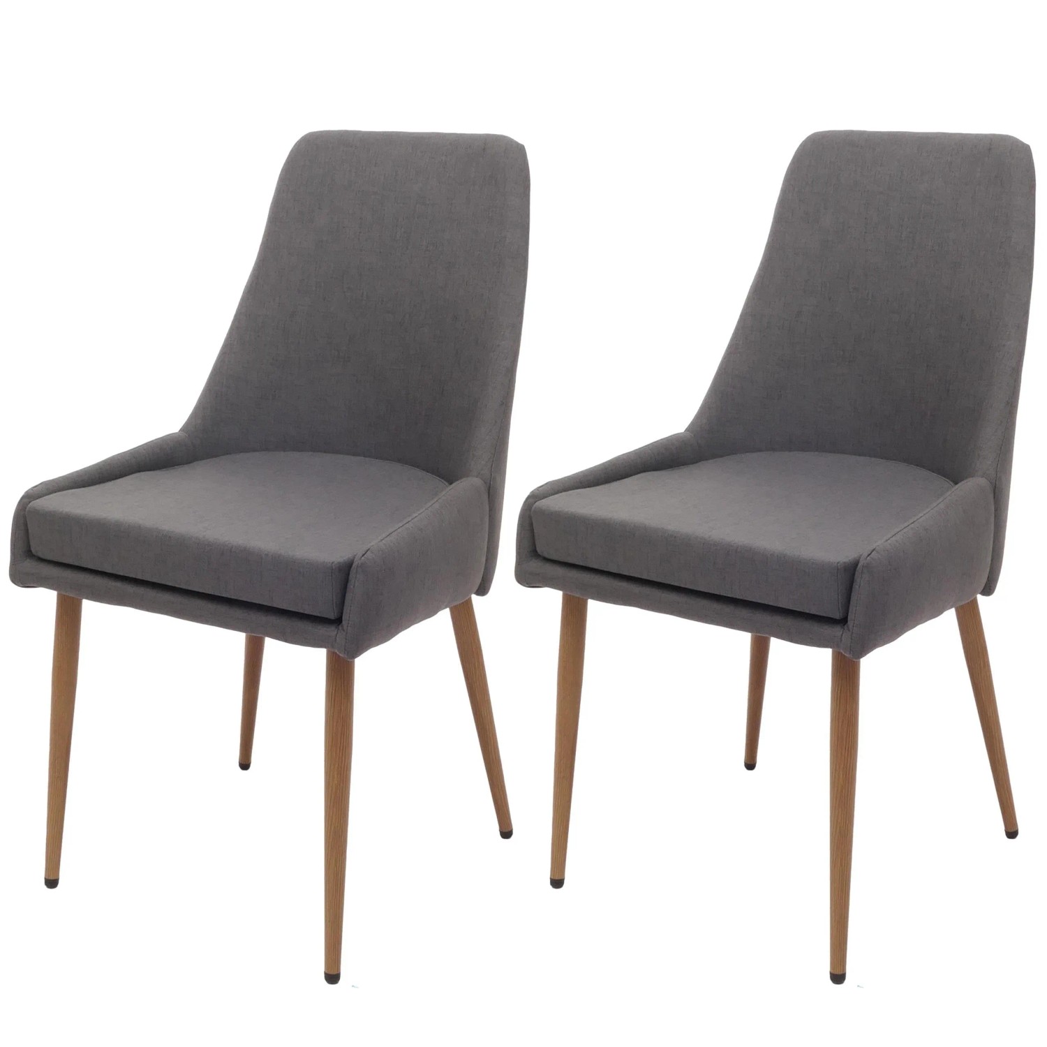 MCW Esszimmerstuhl O27 2er-Set Dunkelgrau günstig online kaufen