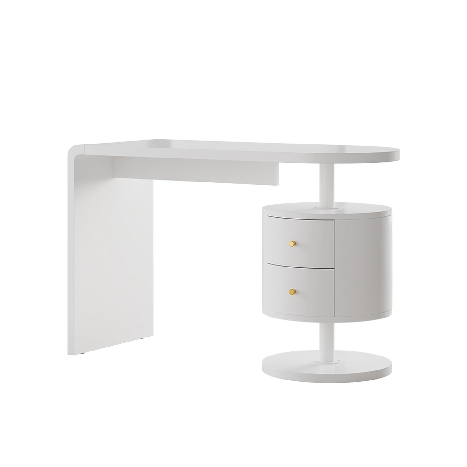 Vicco Schminktisch Lara Weiß 120 cm mit 2 Schubladen günstig online kaufen