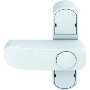 Basi Fenstersicherung FS 500 in Weiß für einflügelige Fenster und Fenstertüren.