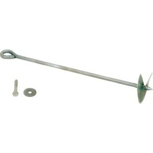 T & J Erdanker 50 cm mit Scheibe und Schraube für Gartenspielgeräte.