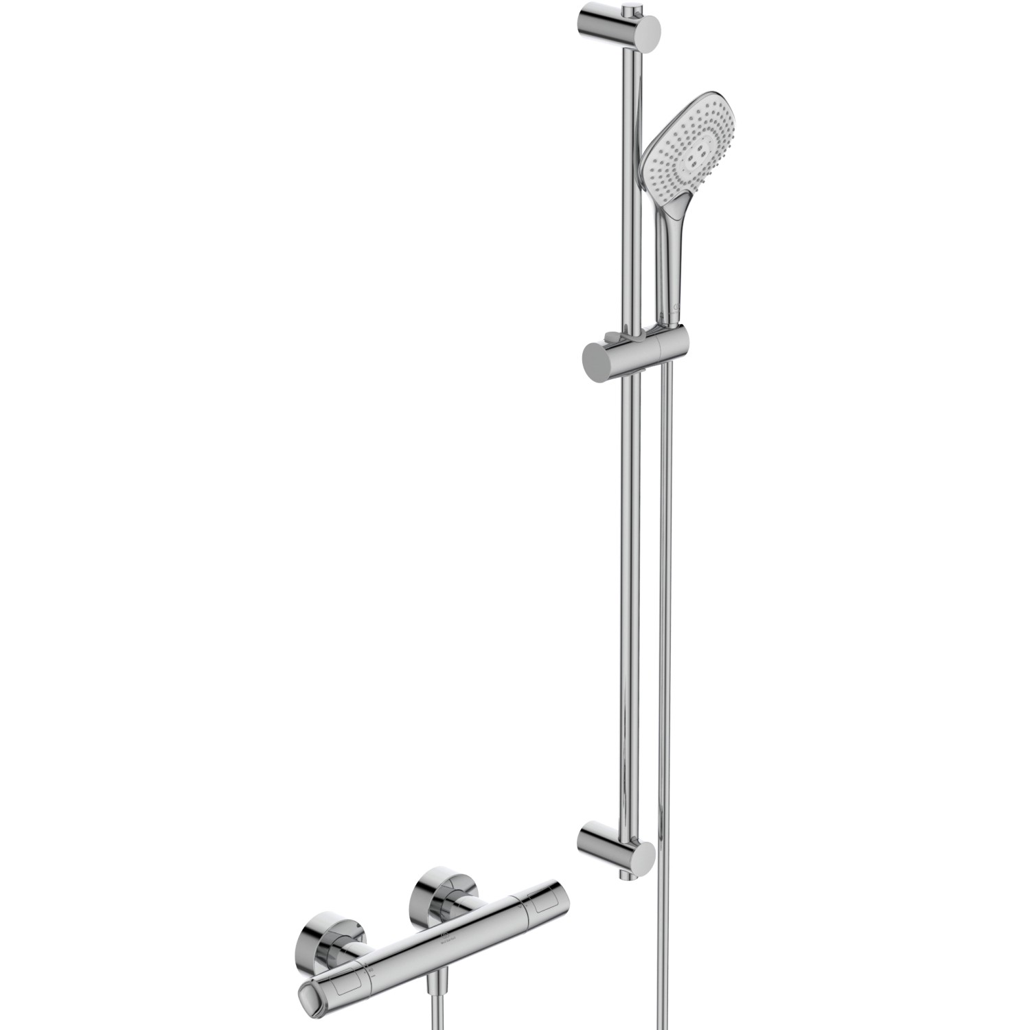Ideal Standard Brausekombination Ceratherm T100 Brausestange 90 cm Chrom