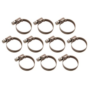 BGS Schlauchklemmen Rostfrei 25 X 40 Mm 10Tlg  8095 25X40