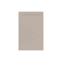 Rechteckige Frascio Duschwanne 150x95 cm, Moka (RAL 1019), aus Harz und Marmorpulver.