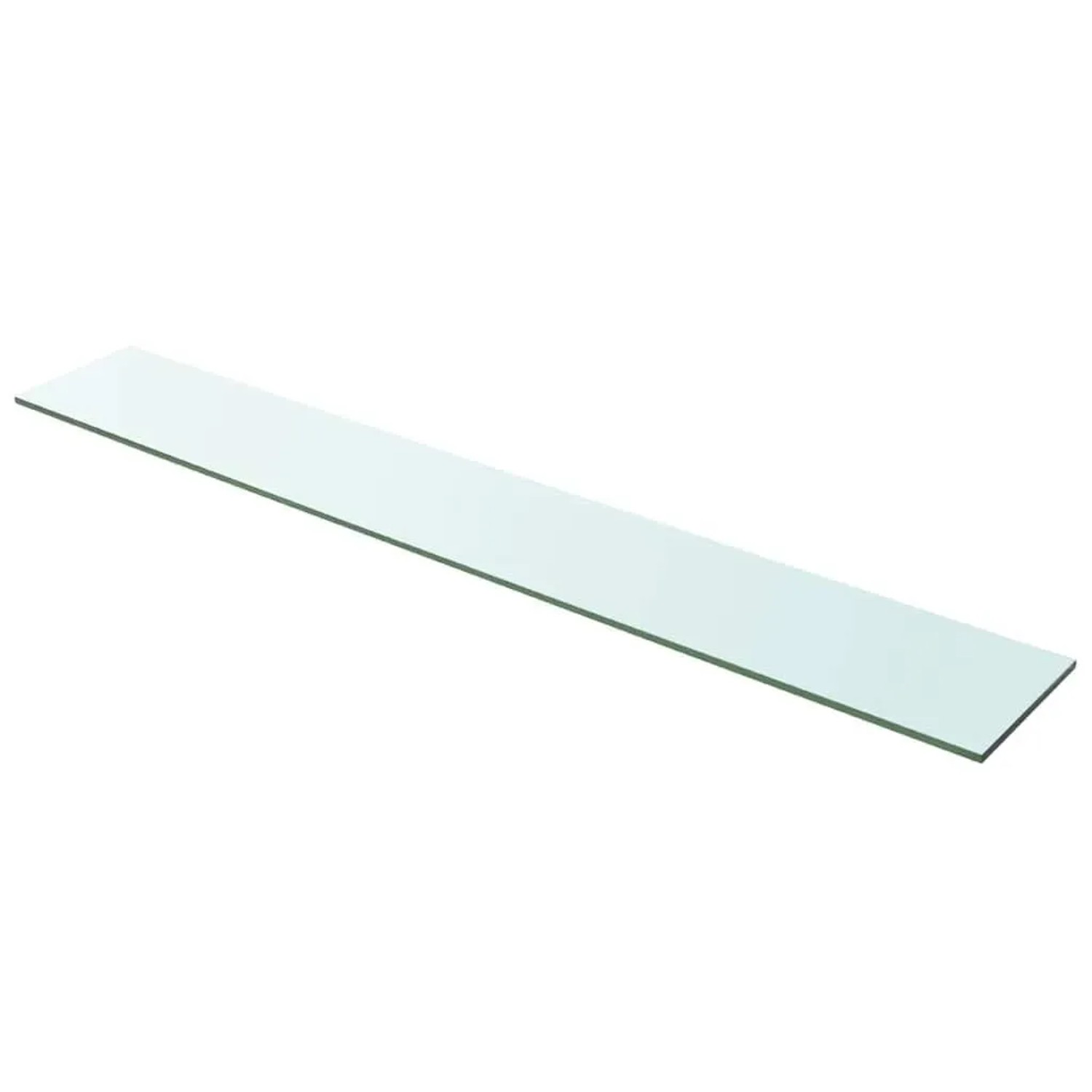 vidaXL Regalboden Glas Transparent 100x15 cm 243843