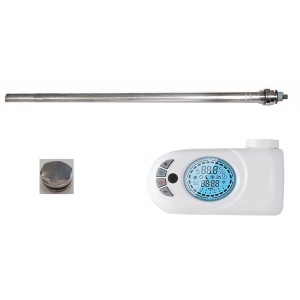 Sanotechnik Heizstab 700W mit digitalem Thermostat für Heizungs-Installation.