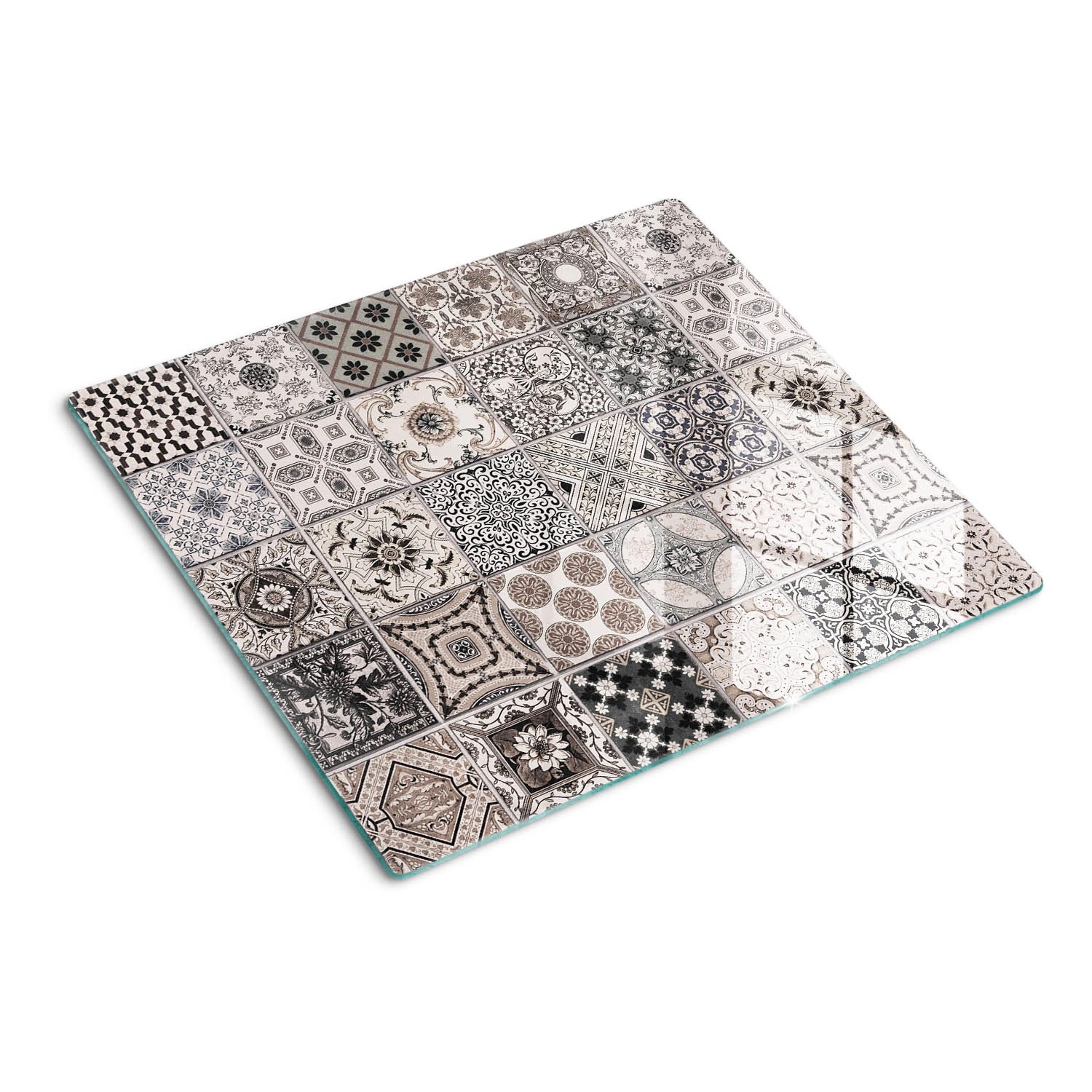 Tulup Herdabdeckplatte 60x52 cm Schneidebrett Glas Schutzplatte Küchenutens günstig online kaufen