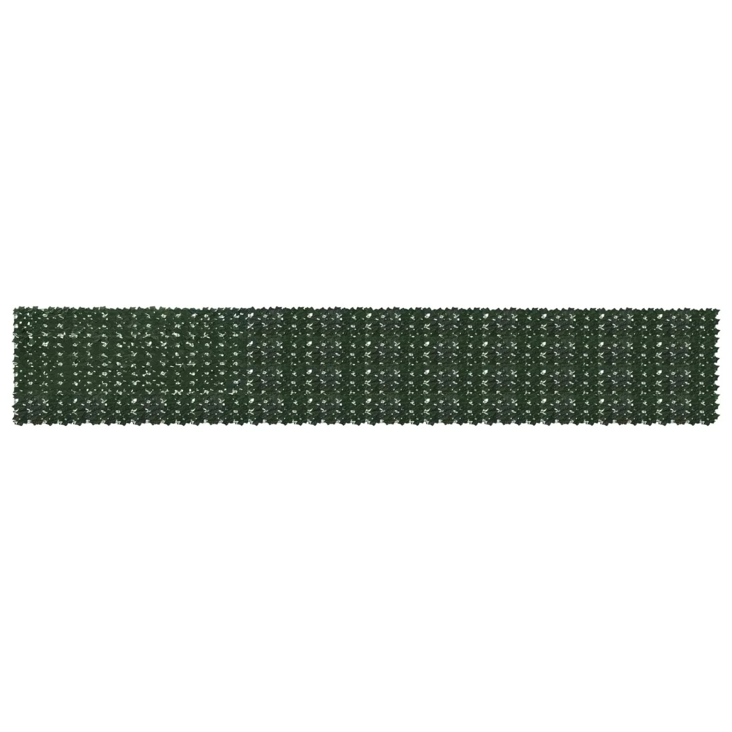 vidaXL Balkonsichtschutz mit Blättern Dunkelgrün 600 x 100 cm 42040631
