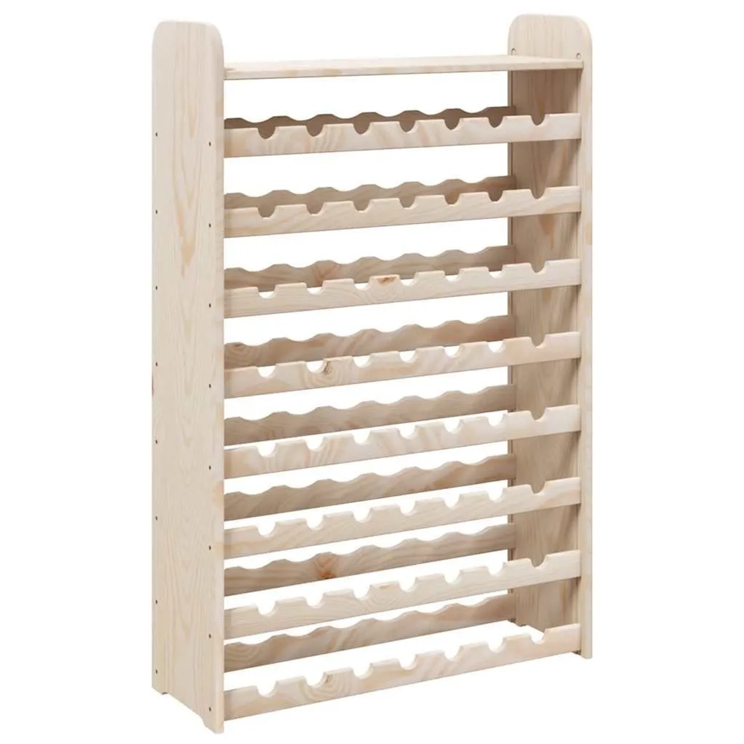 vidaXL Weinregal mit Oberplatte 72,5x25x111,5 cm Massivholz Kiefer 4007562