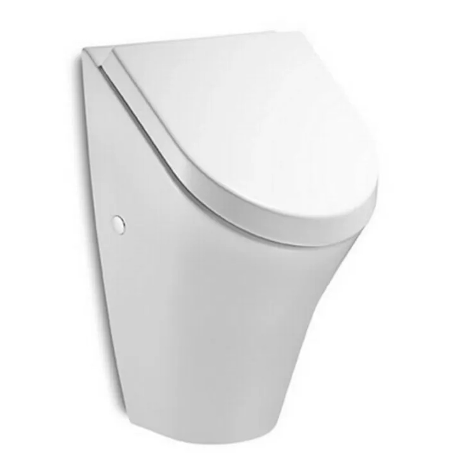 ROCA NEXO Urinal SoftClose Deckel Zulauf Hinten Weiß Keramik Verdeckte Befestigung