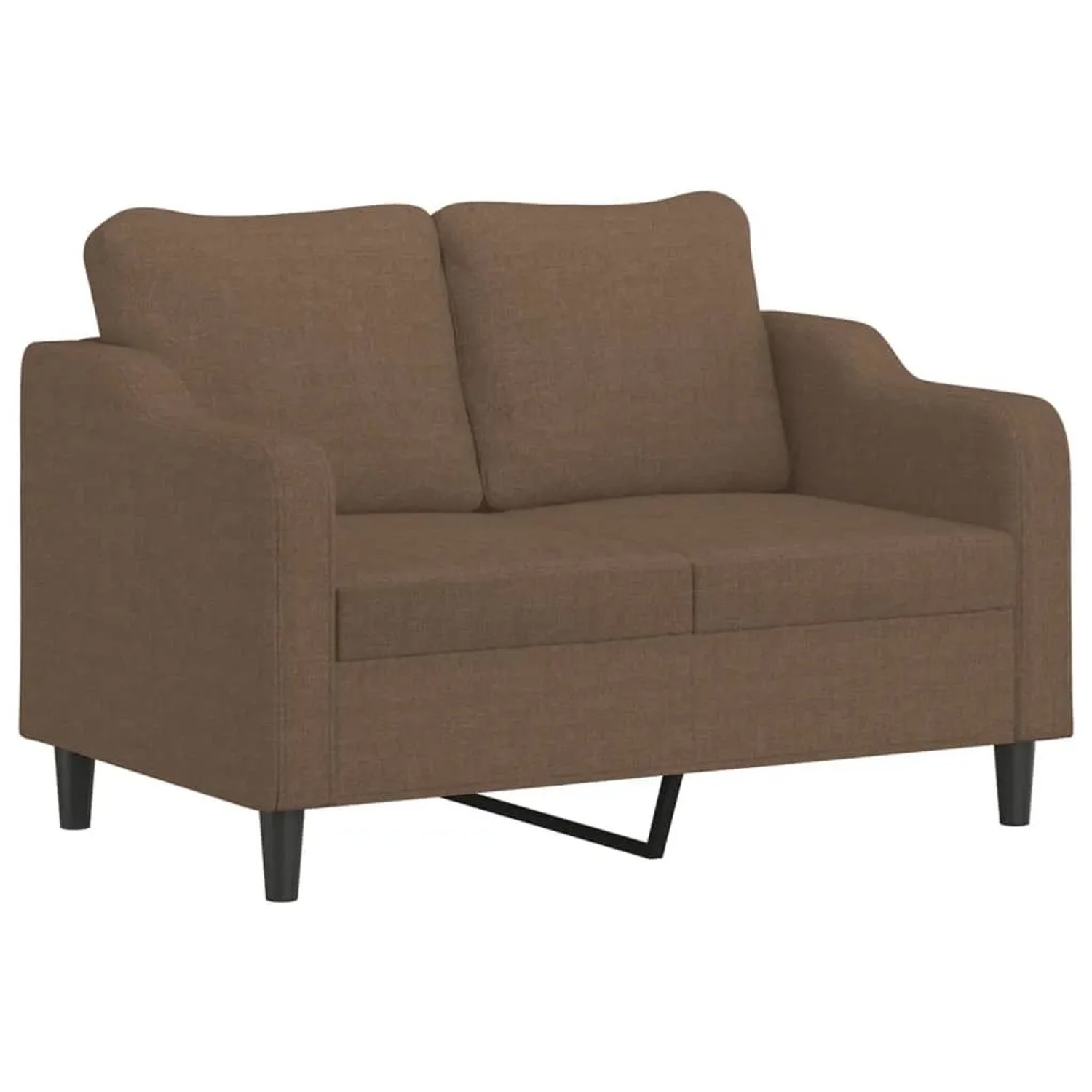 vidaXL 2-Sitzer-Sofa Braun 120 cm Stoff 359354 günstig online kaufen