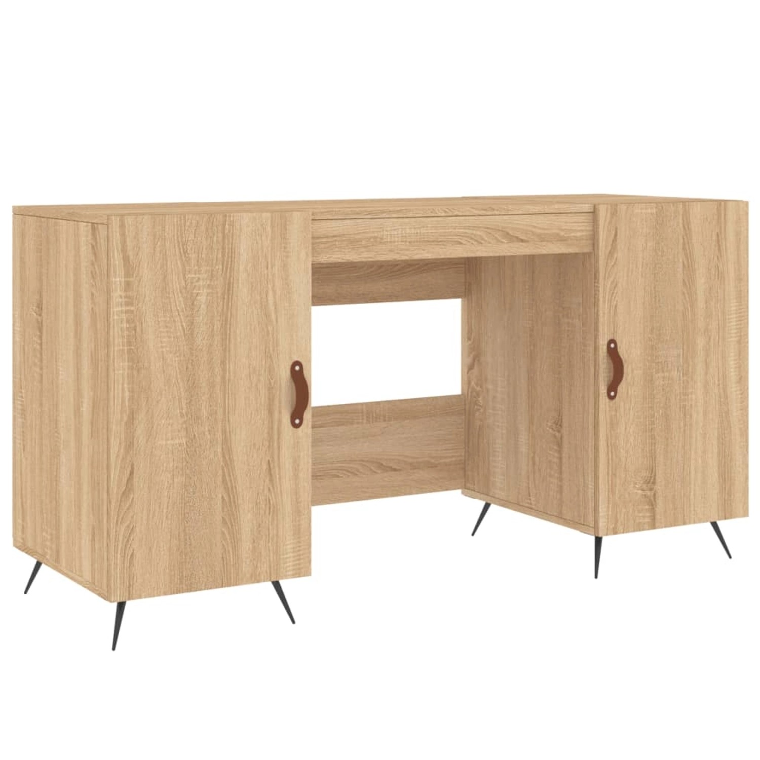 vidaXL Schreibtisch Sonoma-Eiche 140x50x75 cm Holzwerkstoff 829519 günstig online kaufen