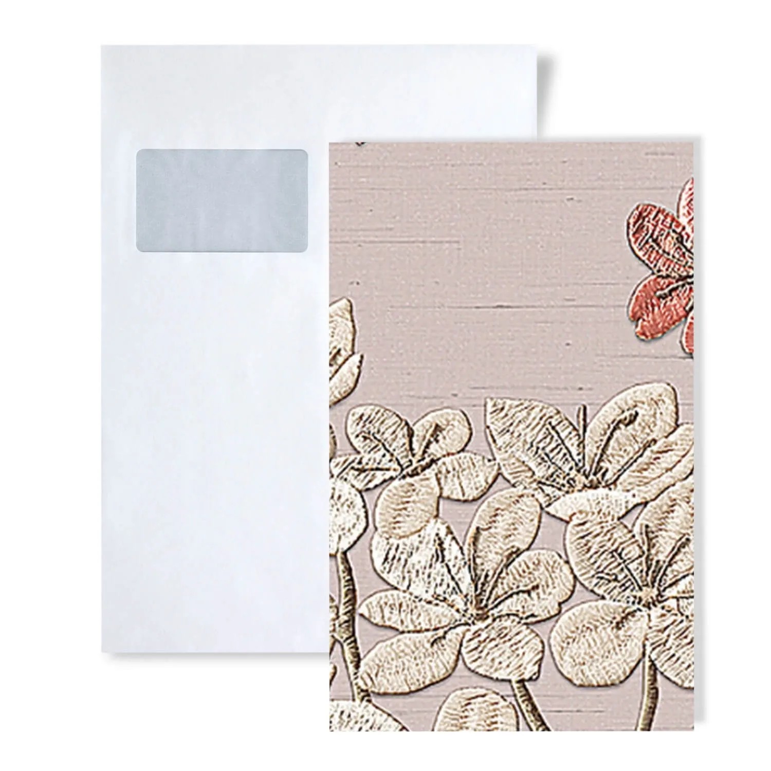 PROFHOME 1 Musterstück S-GR322204-DI DIN A4 MUSTER der Floralen Tapete